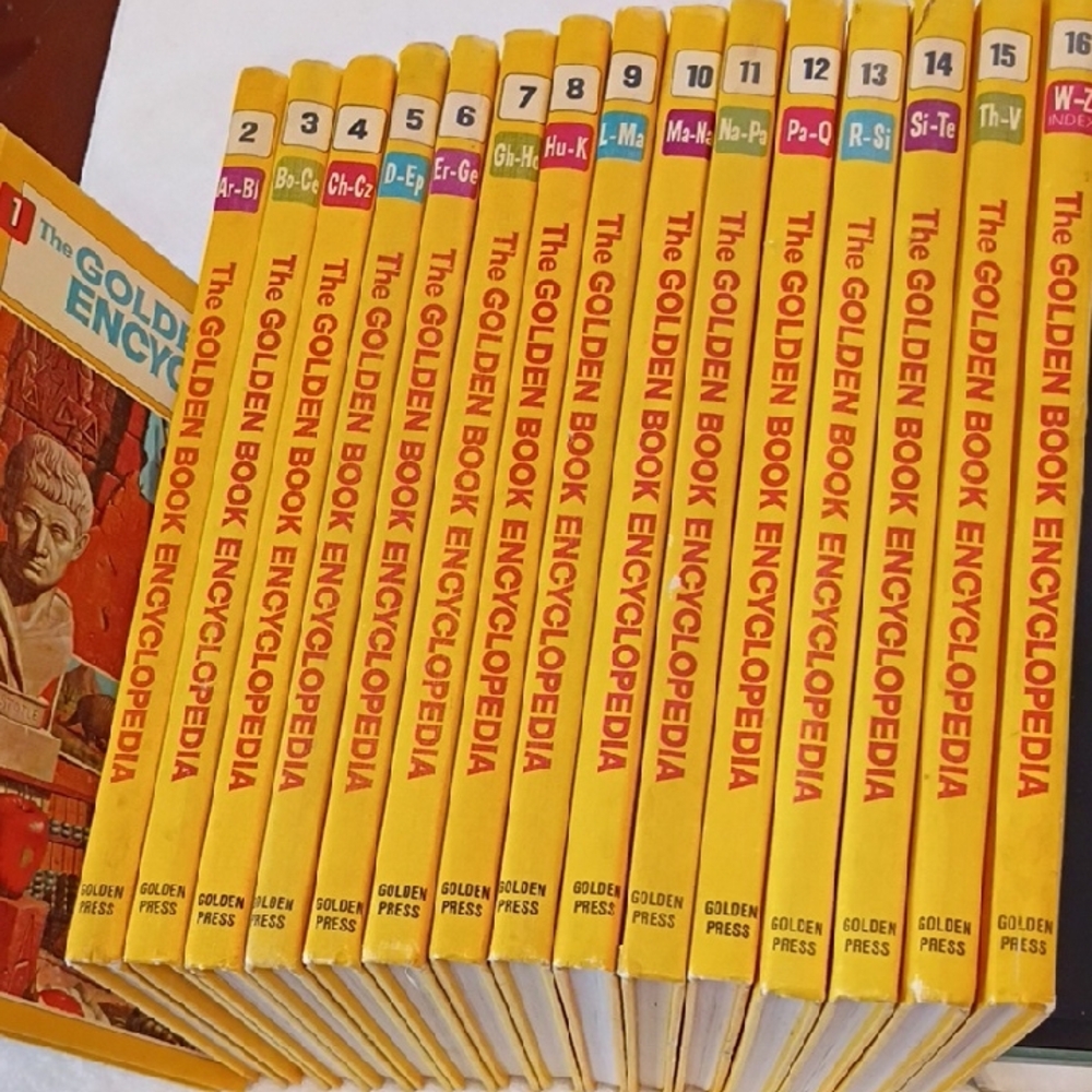 Golden Book Encyclopedia Set - Yellow